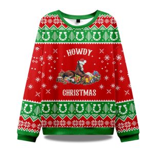 Howdy Christmas Ugly Sweater 1