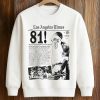 Lamar Jackson wears Kobe Bryant Los Angeles Times 81 Points Shirt 3