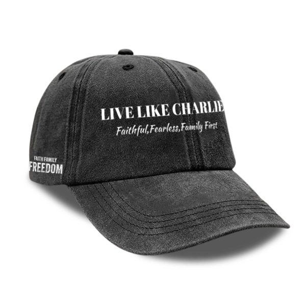 Live Like Charlie Faith Family Freedom Hat