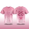 Los Angeles Dodgers Breast Cancer Awareness Jersey 2025 2