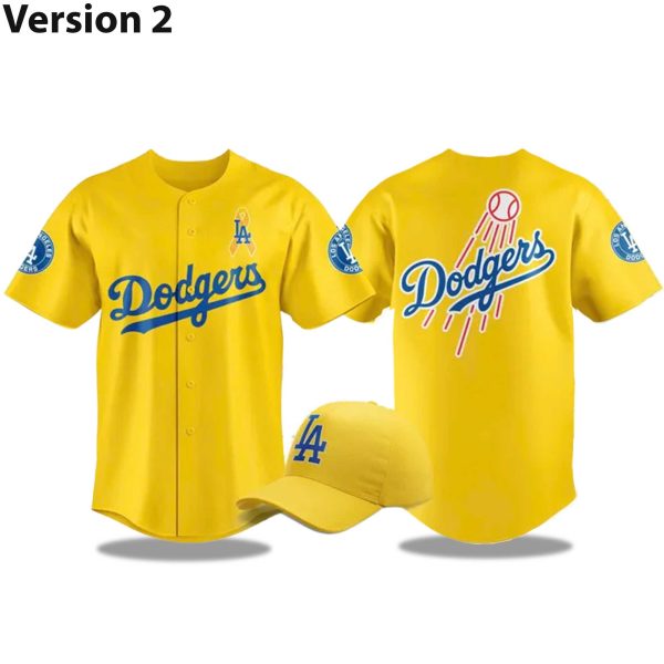 Los Angeles Dodgers Childhood Cancer Awareness Day 2025 Jersey