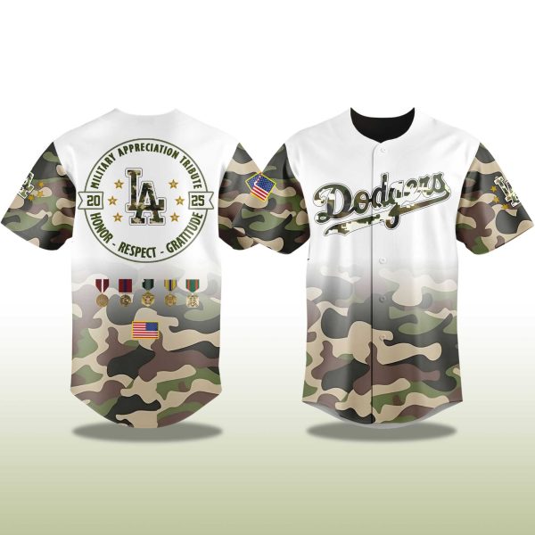 Los Angeles Dodgers Military Tribute 2025 Jersey 2