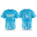 Los Angeles Dodgers Prostate Cancer Awareness Jersey 2025