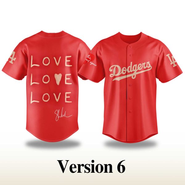 Los Angeles Dodgers Shawn Mendes On The Road Again 2025 Jersey