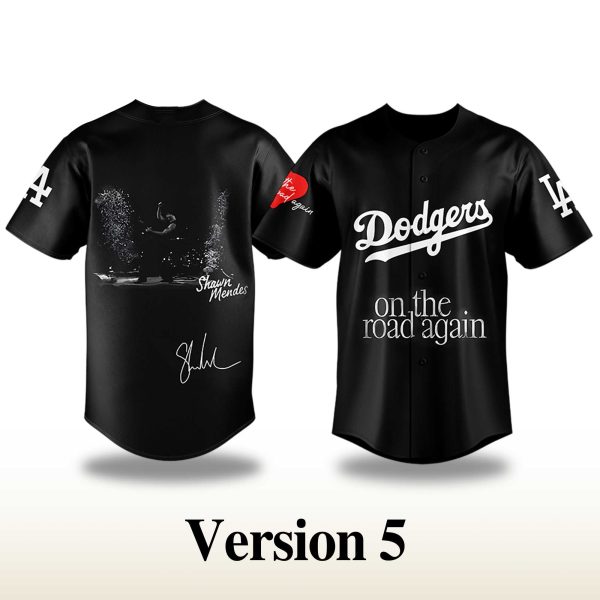 Los Angeles Dodgers Shawn Mendes On The Road Again 2025 Jersey
