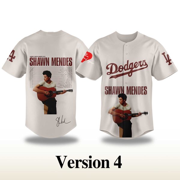 Los Angeles Dodgers Shawn Mendes On The Road Again 2025 Jersey