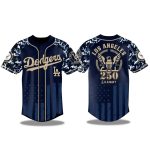 Los Angeles Dodgers US Navy 250th Birthday Baseball Jersey 2025