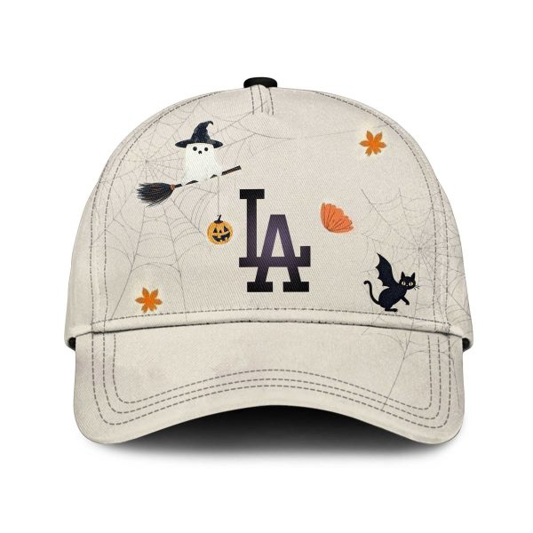 Los Angles Dodgers Haunted Night Black Cat Pumpkin Halloween Jersey 2025