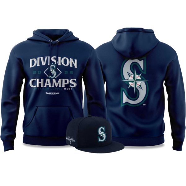 Mariners AL West Division Champions 2025 Hoodie 1
