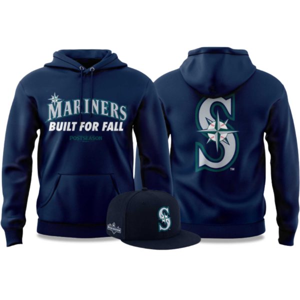Mariners Built For Fall Postseason 2025 Hoodie 1