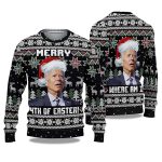 Merry 4th Easter Joe Biden Ugly Christmas Sweater