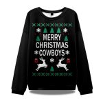 Merry Christmas Cowboys Ugly Christmas Sweater