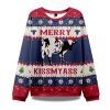 Merry Kiss My Ass Ugly Christmas Sweater 1