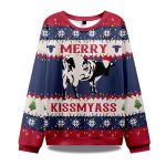 Merry Kiss My Ass Ugly Christmas Sweater