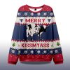 Merry Kiss My Ass Ugly Christmas Sweater 2