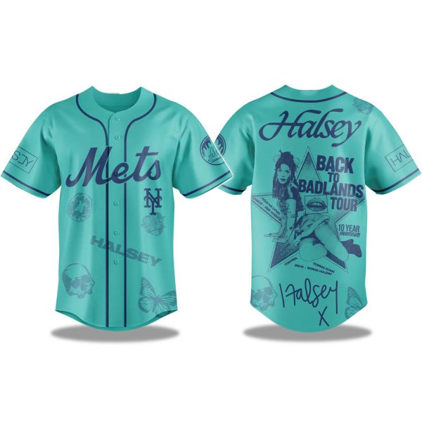 Mets Halsey Back to Badlands Tour 2025 Jersey 1
