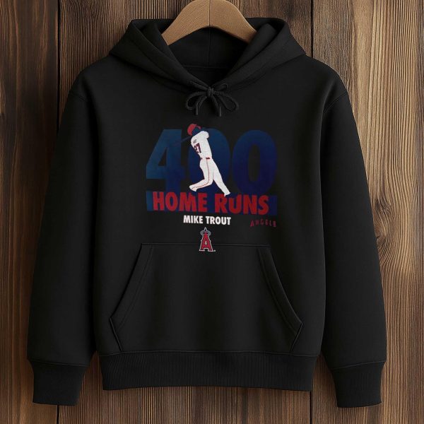 Mike Trout Los Angeles Angels 400 Home Runs Shirt