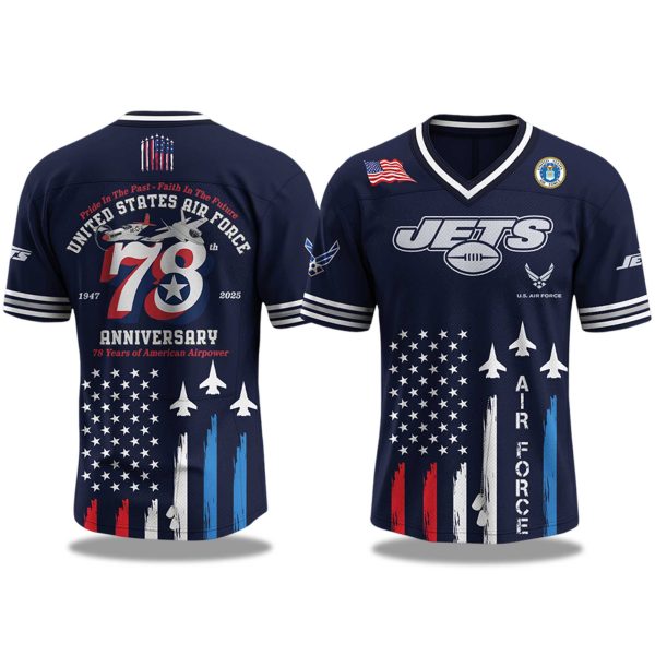 New York Jets US Air Force Birthday 2025 Jersey 1