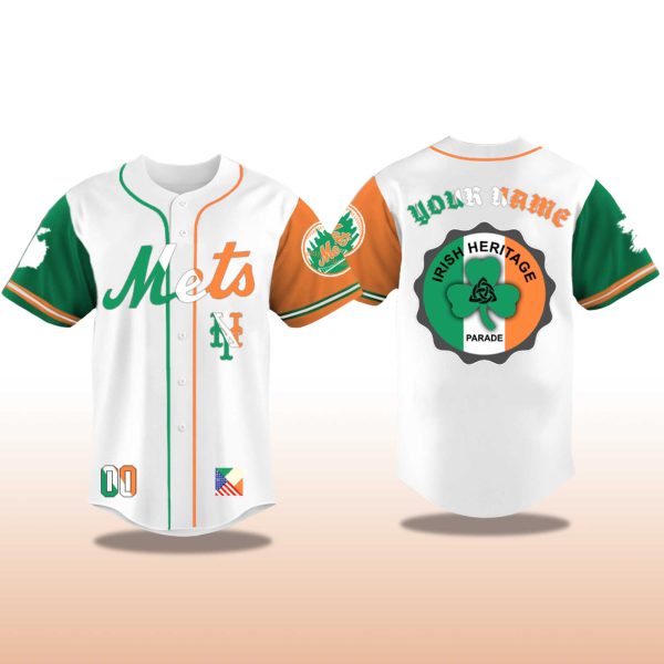 New York Mets Irish American Heritage Night 2025 Jersey 2