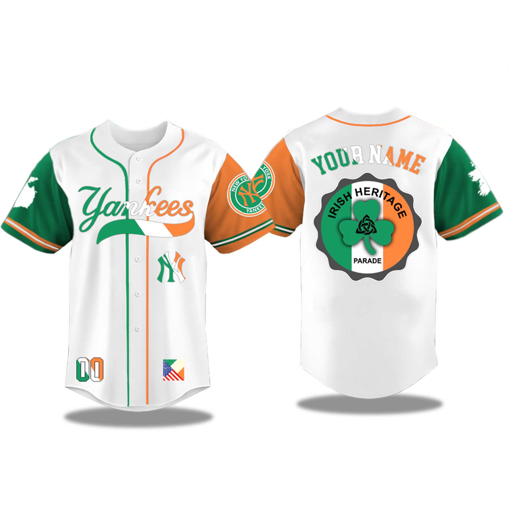 New York Yankees Irish American Heritage Night 2025 Jersey 