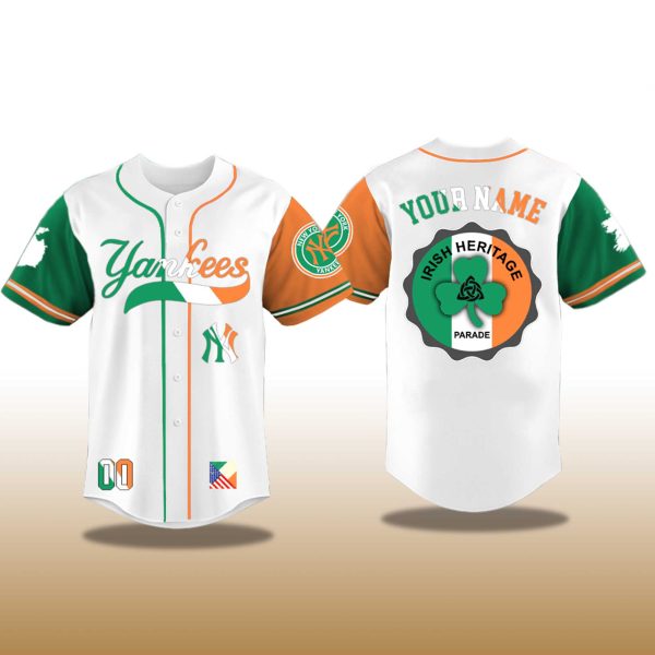 New York Yankees Irish American Heritage Night 2025 Jersey 2