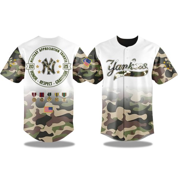 New York Yankees Military Tribute 2025 Jersey 1