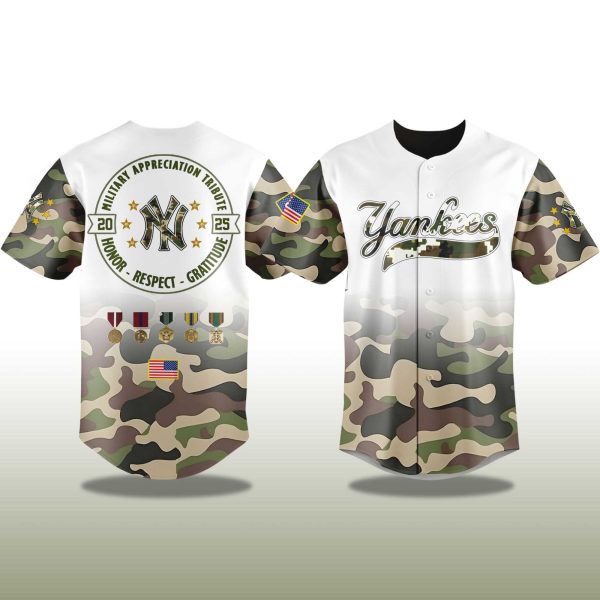 New York Yankees Military Tribute 2025 Jersey 2