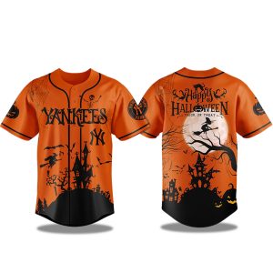 Yankees Happy Halloween Trick Or Treat 2025 Jersey 1
