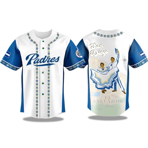 Padres Salvadoran Heritage Night 2025 Jersey 1