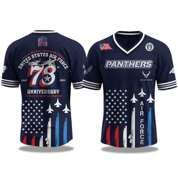 Panthers US Air Force Birthday 2025 Jersey 1