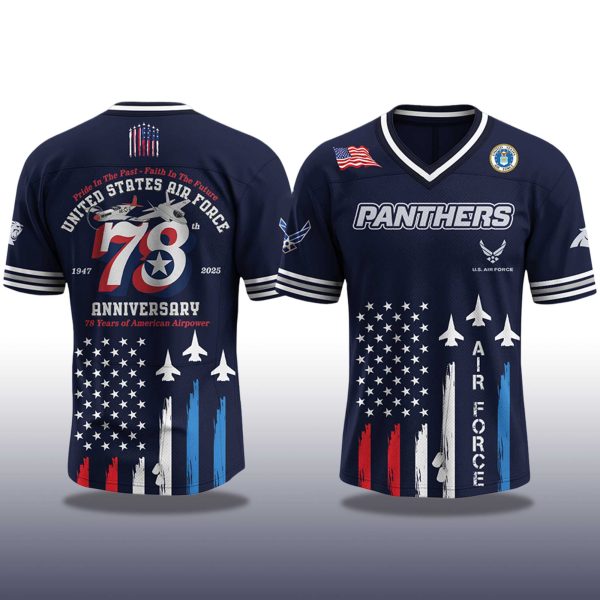 Panthers US Air Force Birthday 2025 Jersey 2