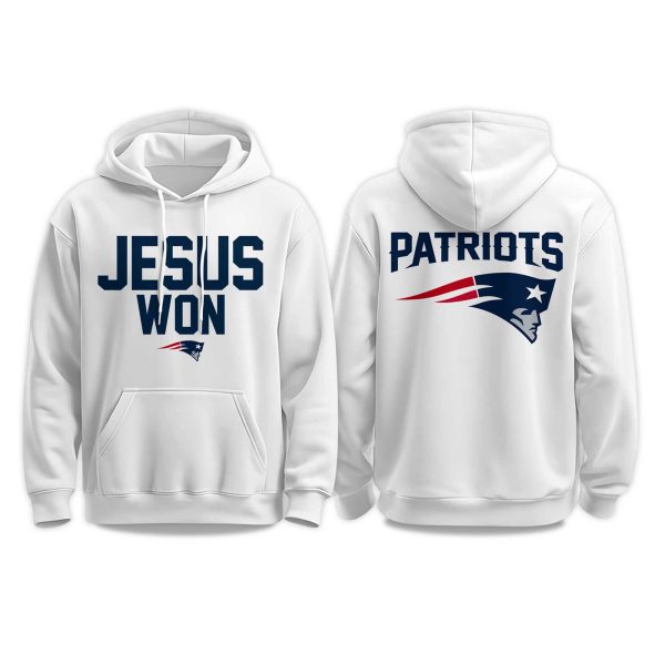 Patriots Jesus Won 2025 Hoodie 1