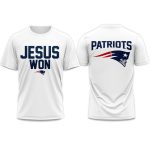 Patriots Jesus Won 2025 T-Shirt