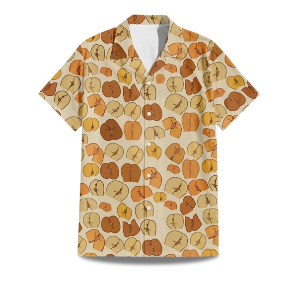 Peaches Butt Hawaiian 2025 Shirt