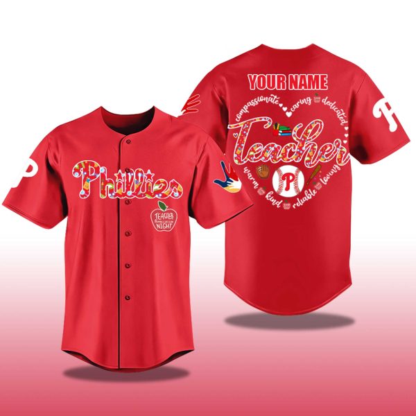 Philadelphia Phillies Teacher Appreciation Night 2025 Jersey 2