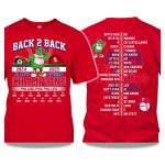 Phillies Back 2 Back 2024-2025 NL East Division Champions 2 Sided Shirt