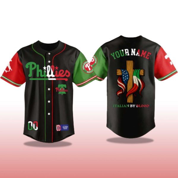 Phillies Columbus Italian Heritage Night 2025 Jersey