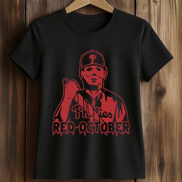 Phillies Michael Myers Red October Shirt