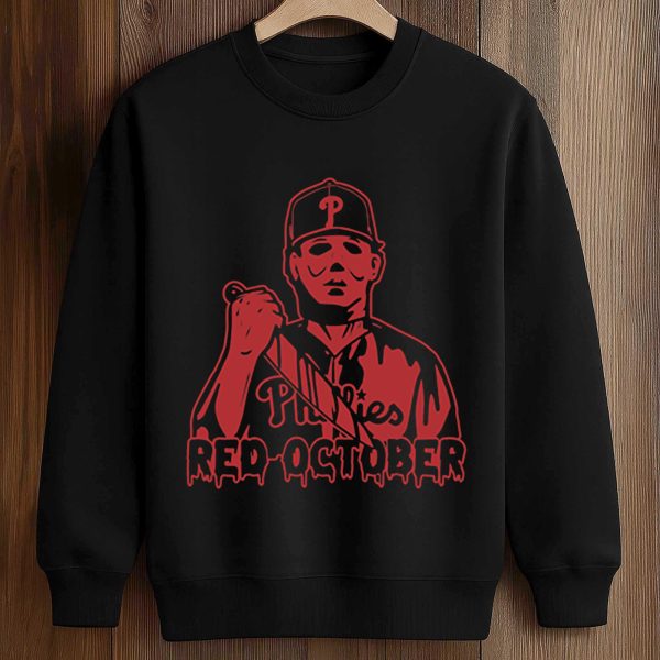 Phillies Michael Myers Red October Shirt