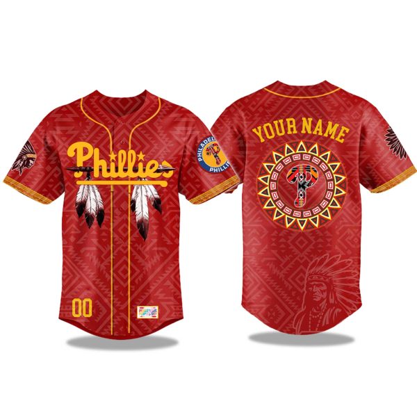 Phillies Native American Heritage Night 2025 jersey 1