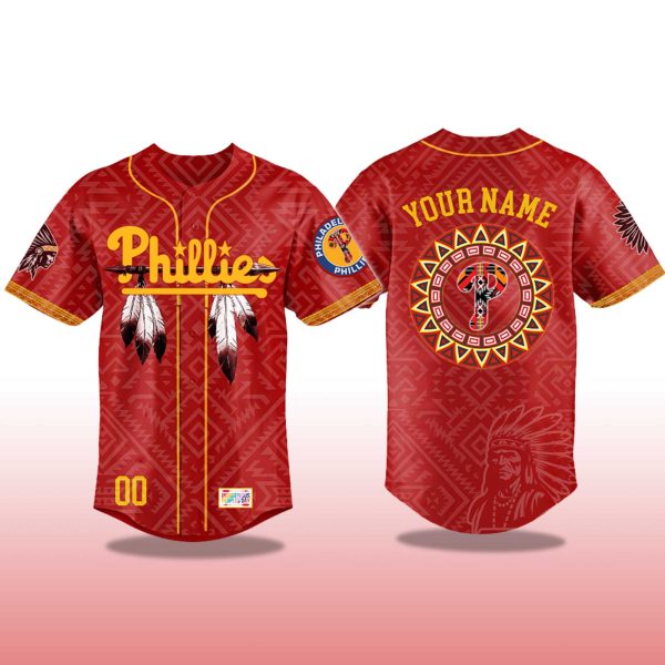 Phillies Native American Heritage Night 2025 jersey 2