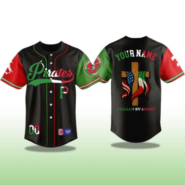 Pirates Italian American Heritage Month 2025 Jersey 2