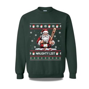 2025 Naughty List Santa Ugly Christmas Sweater 1
