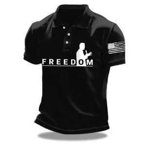 Freedom Charlie Kirk Polo Shirt 1