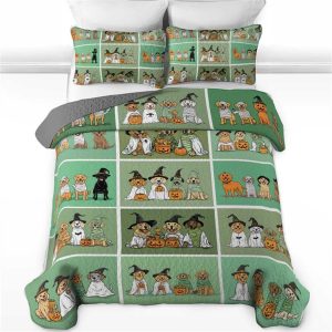 Golden Halloween All Season Bedding Set