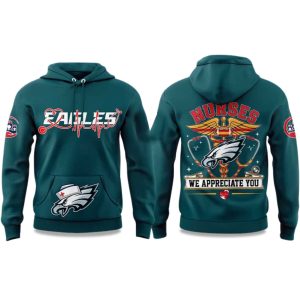 Eagles Nurses Appreciation 2025 Hoodie 1