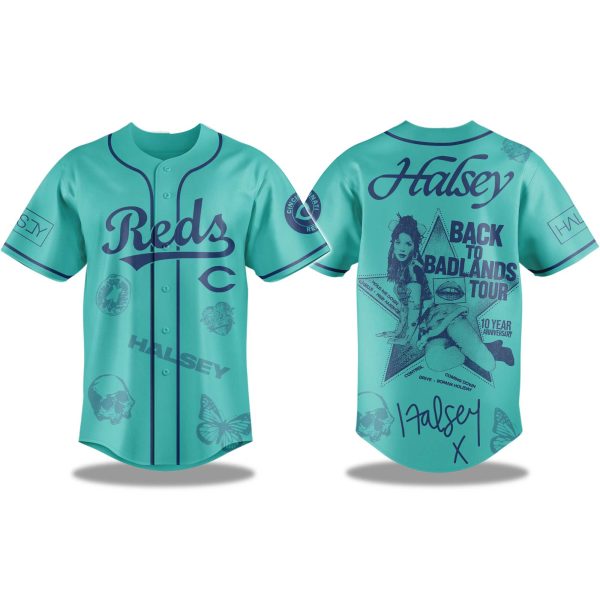 Reds Halsey Back to Badlands Tour 2025 Jersey 1