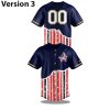 Rocket City Trash Pandas Patriotic Night 2025 Jersey 3