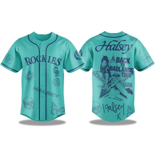 Rockies Halsey Back to Badlands Tour 2025 Jersey 1