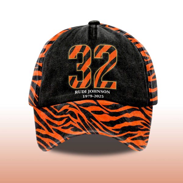 Rudi Johnson Tribute Memorial 1979 2025 Hat